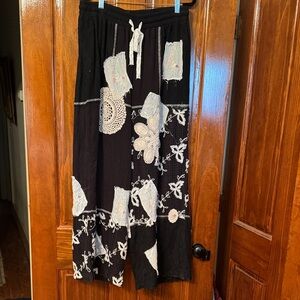 Black and White Patchwork Skirt